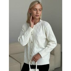 Кардиган EMBERENS, размер One Size, , белый