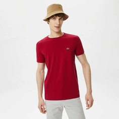 Футболка LACOSTE, размер T6, бордовый