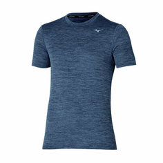 Футболка Mizuno, размер 2XL, синий