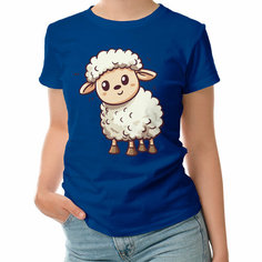 Футболка ROLY, размер 2XL, темно-синий