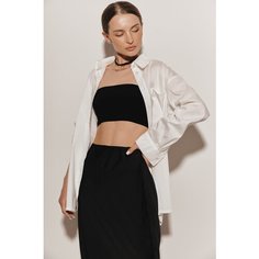 Кроп-топ INACHE, размер S/M, черный