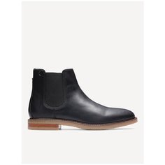 Ботинки челси Clarks, размер 46EU (11UK), black leather
