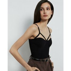 Топ Gloria Jeans GJ BLACK, размер XXS (36-38), чёрный