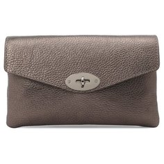 Сумка клатч divas bag, фактура рельефная, серый