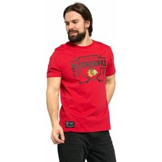 Футболка Atributika & Club Chicago Blackhawks, размер S, красный
