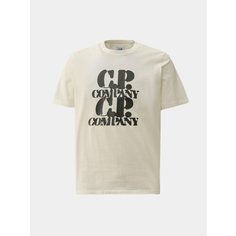 Футболка C.P. COMPANY 30/1 Jersey Graphic, размер L, белый