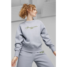 Свитшот PUMA CLASSICS+ Relaxed Crew, размер M, , серый