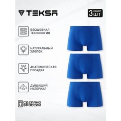 Трусы Teksa 3 пары, комплект из 3 шт., размер XL, blue