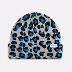 Шапка бини Butter Goods Leopard Beanie, размер OneSize, серый