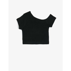 Футболка KOTON, размер 5-6 лет, черный