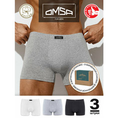 Трусы Omsa, комплект из 3 шт., размер 56(4XL), мультиколор
