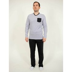 Пижама Чебоксарский Трикотаж, размер 2XL, рост 170-176 см, серый