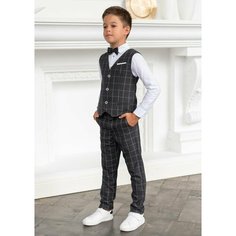 Костюм классический NINO kids, размер 104, серый