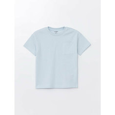 Футболка LC Waikiki, размер 9-12 мес, light blue