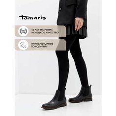 Ботинки челси Tamaris, размер 38, черный