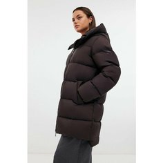 Пуховик Baon B0022702, размер XXL, коричневый