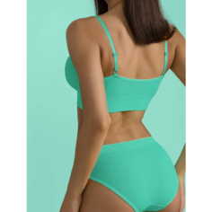 Комплект нижнего белья, размер 40-46, бирюзовый Daisy Shop