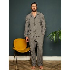 Пижама Малиновые сны, размер 56, gray