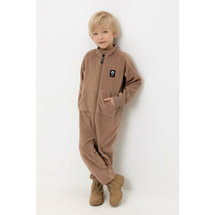 Комбинезон crockid ФЛ 60006/2 ГР, открытая стопа, размер 56/98, коричневый