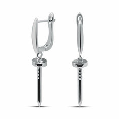 Серьги Silver WINGS, серебро, 925 проба