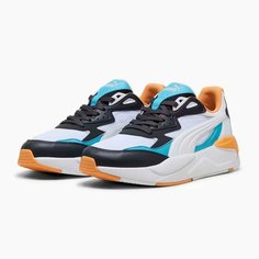 Кроссовки PUMA, размер 7, белый/черный/желтый
