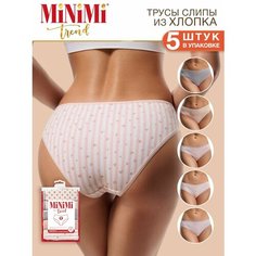 Трусы MiNiMi, размер 50 (XL), розовый, мультиколор