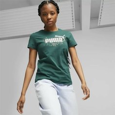 Футболка PUMA, размер S, зеленый