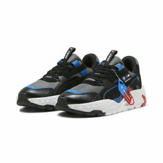 Кроссовки PUMA, размер 7.5, черный/голубой