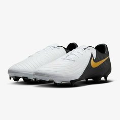 Бутсы NIKE, размер 11.5, белый/черный