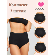 Трусы Jadea, комплект из 3 шт., размер 4, nero