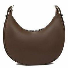 Сумка хобо divas bag, коричнево-серый