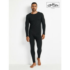 Комплект термобелья Omsa, размер 54/3XL, nero