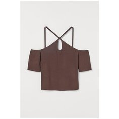 Топ H&M, размер L, темно-коричневый