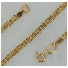 Браслет-цепочка Diamant online, красное золото, 585 проба, длина 20 см.
