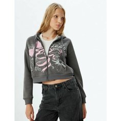 Толстовка KOTON, размер XL, , темно-серый