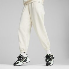 Брюки спортивные PUMA DOWNTOWN Relaxed Sweatpants, размер 40, кремовый