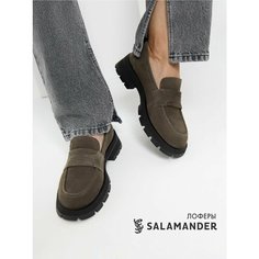 Лоферы Salamander, размер 38, хаки