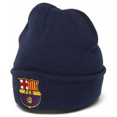 Шапка Atributika & Club Fc Barcelona, размер 52-54, темно-синий