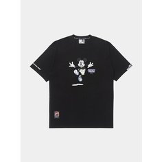Футболка Aape X Disney Mickey Purple Graphic, размер L, чёрный
