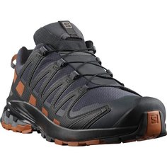 Кроссовки Salomon XA PRO 3D v8 GTX WIDE, полнота F (EU)/ на среднюю стопу, размер UK 9; EUR 43 1/3; USA 9,5; 27,5 см (примерно на российский 42*), коричневый, черный, серый