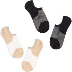 Носки Conte elegant ACTIVE 18С-4СП, комплект, 2 пары, размер 27 (40-41), бежевый/черный