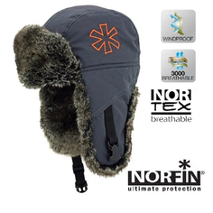 Шапка ушанка NORFIN DISCOVERY, размер L, серый