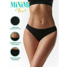 Трусы MiNiMi, комплект из 3 шт., размер 42(XS), бежевый, черный