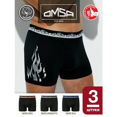 Трусы Omsa, комплект из 3 шт., размер 46(M), мультиколор