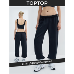 Брюки джоггеры TOPTOP, размер M, черный