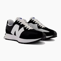 Кроссовки New Balance 327, размер 8, черный/белый