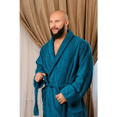 Халат BIO-TEXTILES, размер 44-46, синий