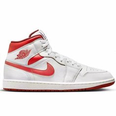 Кроссовки Jordan Air Jordan 1 Mid, размер 43.5, красно-белый
