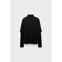 Водолазка Andrea Yaaqov double layer turtleneck, размер 48, , черный