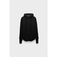 Худи Andrea Yaaqov hooded t double shirt, размер 48, , черный